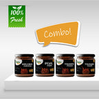 Pack of 4 100g Chicken, Fish, Prawn & Squid (Free Golden Spoon)